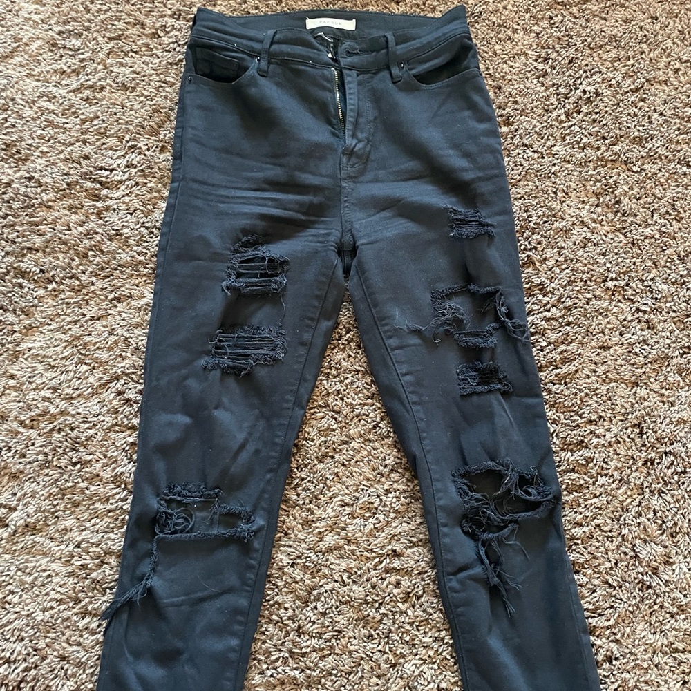 Denim stretchy jeans